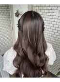 ハーフツイン ツインテール ハーフアップ デートヘア ライブヘア