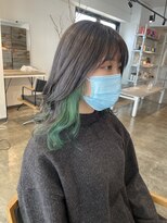 ニュート(Neut )&nbsp;インナーカラーグリーン/グレージュ/ケアブリーチ/名古屋