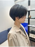 ハンサムショート ショートヘア 前髪長め 原宿 表参道
