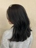 脱白髪染めカラー＋カット＋髪質改善トリートメントクーポン26700→24000