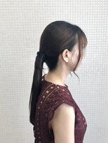 トップヘアー 中庄店(TOP HAIR fuapua)&nbsp;ツヤストレート結びおろしスタイル