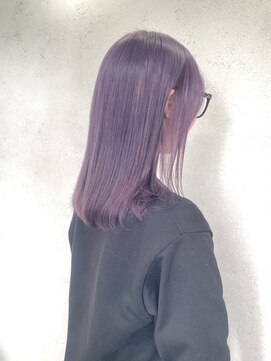 アジールヘア 東上野店(agir hair) ブルーラベンダーパープルブリーチカラー【上野】