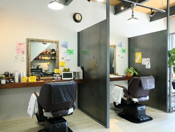 ヘアーガレージ(hair Garage)の写真/貸切プライベートサロン◇一人一人に寄り添った接客と、髪と頭皮のケアを大切にした施術が好評◎
