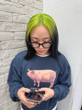 ブレス(bless) ルーツカラー/デザインカラー/黄緑