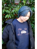 ヘア サロン イエロー(hair salon YELLOW)&nbsp;中性的ウルフ×ダブルカラー