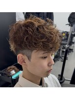 ウェーブ(WAVE)&nbsp;スペインカール/スパイラルパーマ/ブラウンメッシュ