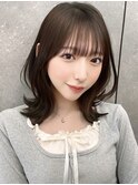 【kumu】 ミディアム/顔周りカット/おくれ毛レイヤー/栄/名古屋