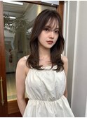 ミディアムレイヤーグレージュカラ