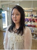 【松尾が作る】【春日】ふんわりレイヤー＋ラベンダーアッシュ
