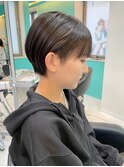 マッシュショート/ショートボブ/まるみショート/前髪