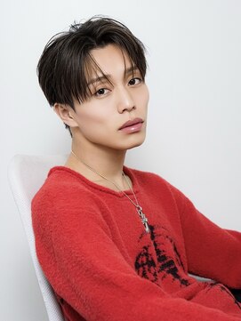 レガシー(REGASEA) メンズカット ダウンパーマ　コンマヘア スポットパーマ　表参道