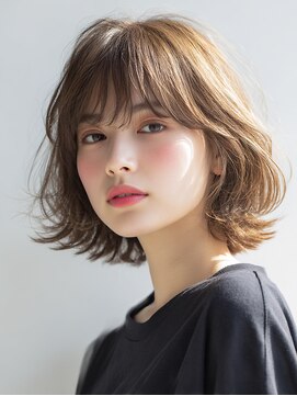 ロッソ ヘアアンドスパ 谷塚店(Rosso Hair&SPA) 前髪顔まわりカット/外ハネボブ/丸みボブ/ショートボブ