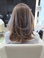 ウィル あべの店(WiLL)&nbsp;イメチェン似合わせ小顔レイヤーカットミディアムウルフ田嶋3