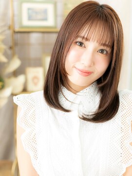 カバーヘア ブリス 北浦和(COVER HAIR bliss) シースルー前髪小顔艶感ストレートレイヤーh4北浦和20代30代40代