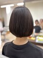 アルバオラ(Alvaora)&nbsp;R8/4/5にカットしたツヤツヤしっとりボブスタイル