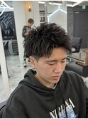 スパイキーアップバング