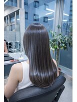 アネロ 名古屋(anhelo) ココアブラウン×艶髪ロング×髪質改善トリートメント