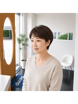 ビーアップヘアー(be:up hair) 白髪を自然にカバー｜若々しく見えるショートヘア