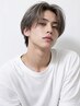 『曲がる縮毛矯正/男性限定』メンズカット+髪質改善ストレート+眉カット