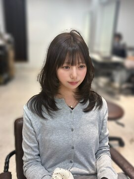 ザ シェノン ウメダ(THE CHAINON UMEDA) ダークパープル/ナチュラルショート/夏のヘアアレンジ/大阪梅田