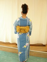 ネス(NESS) 【浴衣ヘアセットアップ】大人っぽい浴衣のセット306