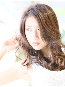 エヌアンドエーコンティ(N&A CONTi) 巻き髪×かきあげバング