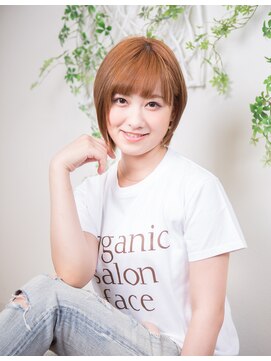 オーガニックサロン フェイス 梅田店(organic salon face) 絶壁修正　クールショートボブ