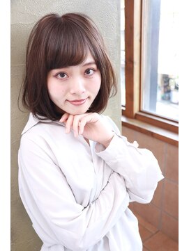 ネオリーブクレア 綱島店(Neolive Krea) 大人可愛いボブ ナチュラルカールでフェミニンボブ