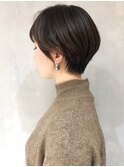 タイトショート_毛先パーマことりベージュ_ba256762