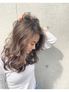 エッジ 下北沢(edge.) かきあげハイライトstyle edge.下北沢