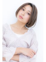 モッズヘア 越谷(mod's hair) かきあげ前髪xシースルー透け感暖色系カラーY越谷20代30代40代