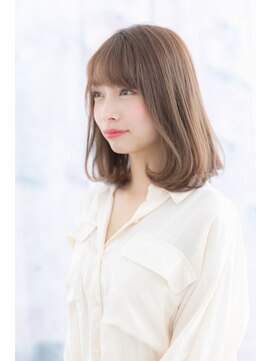 ミック ヘアアンドビューティー 大山店(miq  Hair&Beauty) 大人ガーリー☆ショコラベージュストカールロングボブb