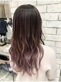 【Feria松山】ハイライトグラデーションピンキー