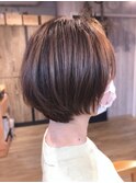 【くびれヘア】マッシュショート