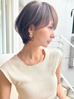 ロンドエニカ 大宮(Lond enika)&nbsp;切りっぱなしボブエアリーロング美髪ピンクブラウン[大宮]