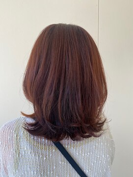 カシェ リタ ヘアー(CACHE'&RITA HAIR) くびれヘア◯ツヤ感◯オレンジブラウン◯オレンジベージュ