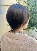 大人ナチュラル/大人可愛い/レイヤーショートボブ/30代/40代