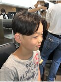 【立川CRES吉岡俊】センターパートスタイル　キッズカット