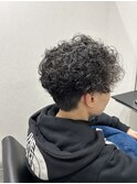 Second   × メンズパーマ