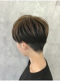 アンブレラカラー刈り上げショートver.