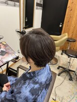 ディッシュ 五反田(dish)&nbsp;脱白髪染め/白髪ぼかしショート・五反田美容室