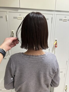 ステラバイケンジ(STELLA by KENJE) 大人綺麗ボブ/藤沢/髪質改善縮毛矯正/ショート/脱白髪染め透明感