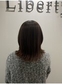 酸性ストレート×外ハネミディアム