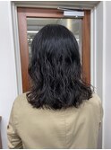 緩めパーマ