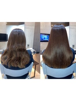 《髪質改善特化サロン!!》お客様1人1人の骨格や髪質、髪の生え方に合わせたオーダーメイドストレート！
