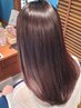 ノンダメージ艶髪ストレート+トリートメント+marbb+メンテナンスカット￥16500
