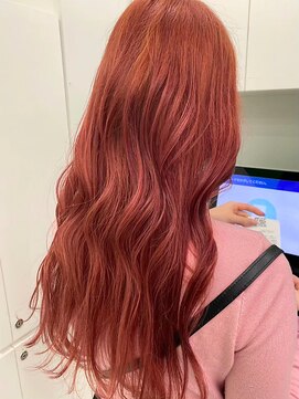 イーストハムヘッドショップ(EAST HAM head shop) 艶髪ウェーブ/髪質改善/透明感カラー/オレンジピンク