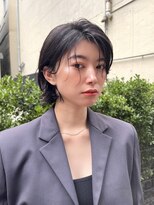 ミンクス 銀座店(MINX)&nbsp;「洗練タイトボブ×顔まわりデザイン」MINX中村