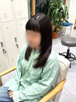 ブランシュ 南行徳店(BLANCHE)&nbsp;顔周りカット/シャギーカット/ココアグレージュ/佐久間凪沙