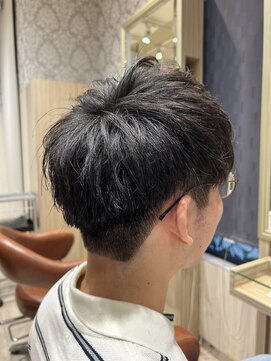 ビス リアン 川口店(Vis lien) ツーブロック×刈り上げマッシュ◎黒髪好印象ナチュラル